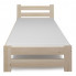 Drewniane łóżko z materacem Zinos