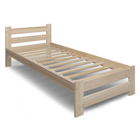 Drewniane łózko do sypialni Zinos
