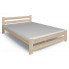 Drewniane łóżko 120x200 cm Zinos