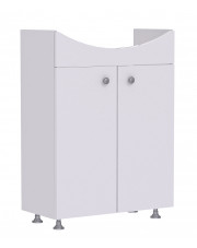 Biała szafka łazienkowa pod umywalkę - Alix 5X