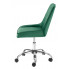 Zielony ergonomiczny fotel obrotowy Attanis