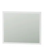 Lustro ścienne łazienkowe w białej ramie - Misty 9X w sklepie Edinos.pl