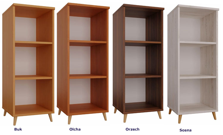 Kolory regału nowoczesnego Ripper