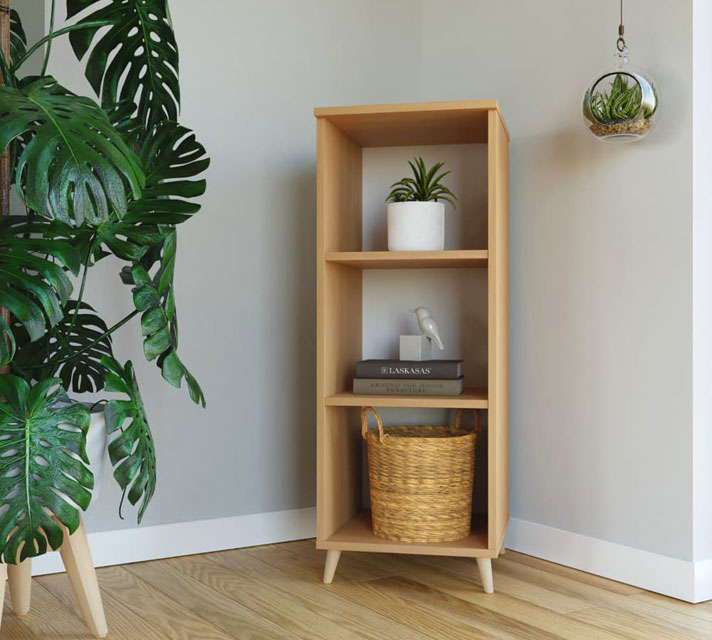 Salon z zastosowaniem regału Ripper