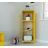 żółty regał na książki do pokoju młodzieżowego opi