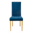 Niebieskie krzesło do jadalni Ladiso