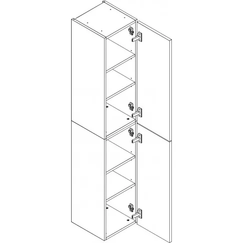 Wnętrze słupka podwieszanego Misty 8X