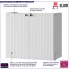 Biała szafka pod umywalkę Milton 4X