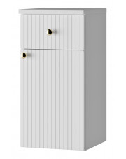 Łazienkowa biała szafka z lamelami - Milton 6X w sklepie Edinos.pl