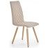 Zdjęcie produktu Pikowane krzesło stylowe Corden - beżowe.