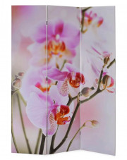 Parawan do salonu z motywem kwiatowym - Defri 3X 120 x 170 cm