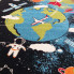 Dziecięcy dywan z motywem Ziemi we wszechświecie Abizo