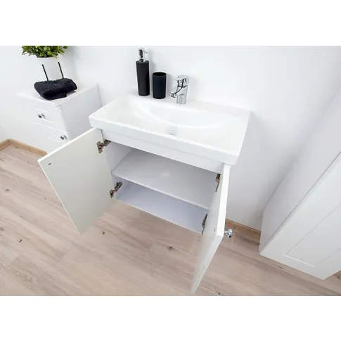 Wnętrze podwieszanej szafki na umywalkę Carini 4X