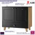 Szafka umywalkowa z półką szufladą 80cm Luise 5X