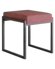 Welurowy taboret do toaletki Sorella - 3 kolory w sklepie Edinos.pl