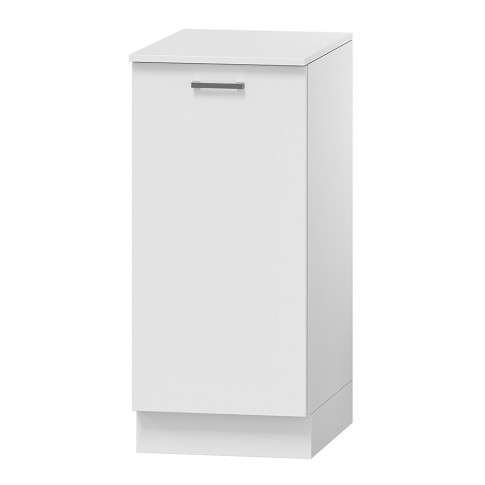 Biała dolna szafka łazienkowa z koszem na pranie Ariana 3X