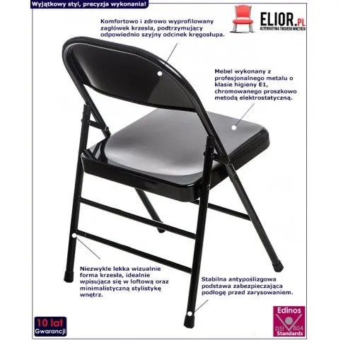 Fotografia Krzesło Levina - czarne z kategorii Strona główna