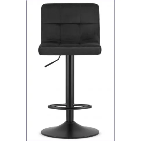 aksamitny tapicerowany metalowy hoker kuchenny fazi 4x