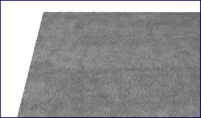 Ciemnoszary prostokątny dywan shaggy Trino