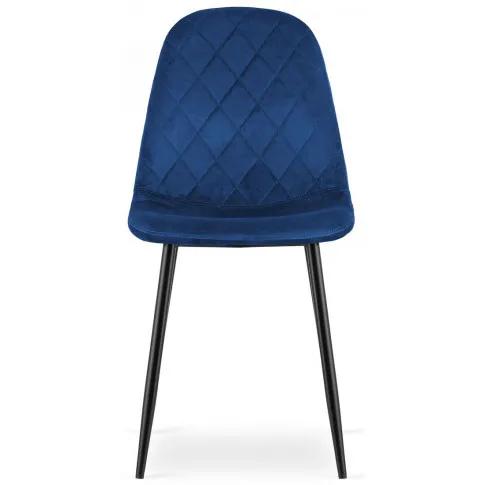 4x welurowe krzesło do jadalni granat paleo