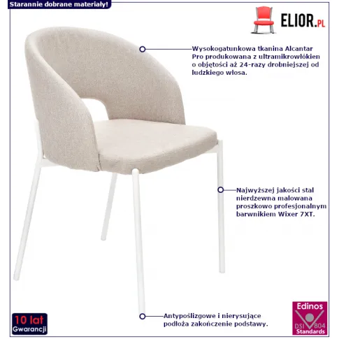 Nowoczesne krzesło Morius