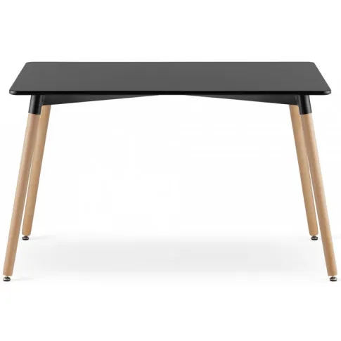 czarny stół do jadalni w stylu skandynawskim ingram