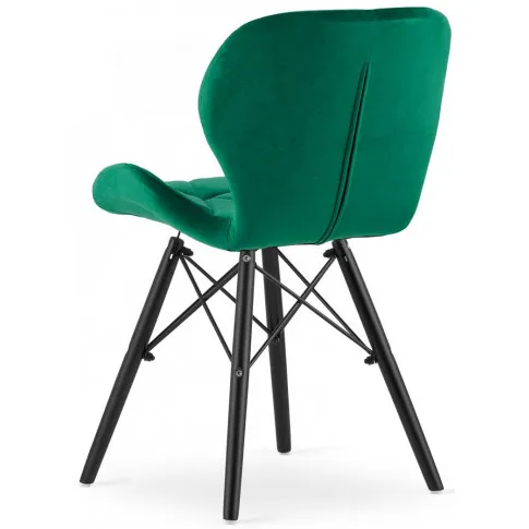 komplet 4 zielonych krzeseł do jadalni zeno 6s