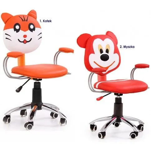 Zdjęcie fotel młodzieżowy Amos - myszka, Fotele obrotowe | Edinos.pl