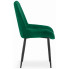 4x zielone krzesło tapicerowane do jadalni werso