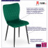 infografika zestawy 4 szt krzeseł kuchennych keira ciemny zielony