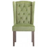 jasnozielone pikowane krzeslo tapicerowane salon gabinet oksana