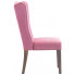 aksamitne krzesło tapicerowane z kołatką różowe oksana
