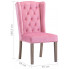 wymiary różowego pikowanego krzesła do salonu jadalni ganinetu oksana