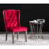 salon z zastosowaniem aksamitnego krzesła z kołatką czerwone wino oksana