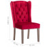 wymiary aksamitnego krzesła tapicerowanego do jadalni z kołatką czerwone wino oksana