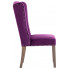 tapicerowane krzeslo welurowe do jadalni z kolatka oksana fiolet