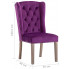 wymiary fioletowego welurowego krzesła do jadalni oksana