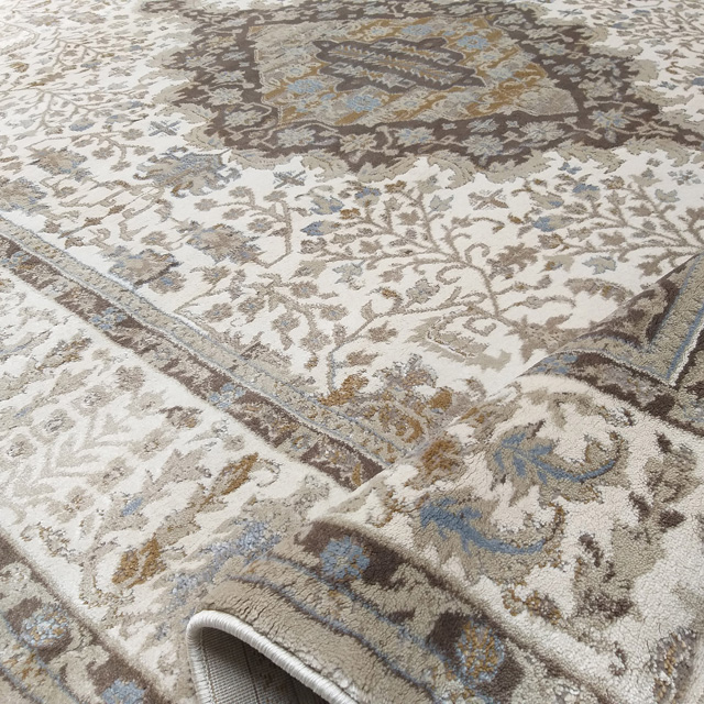 Elegancki dywan z wzorami do salonu Blossom 7X