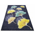 Czarny nowoczesny dywan w kwiaty - Holdi