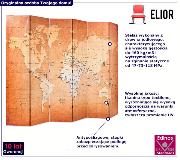 Parawan Glovix 228x170