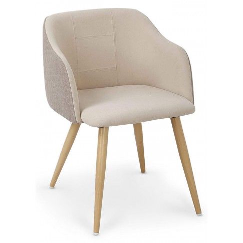 Zdjęcie produktu Krzesło tapicerowane Limer - beżowe.