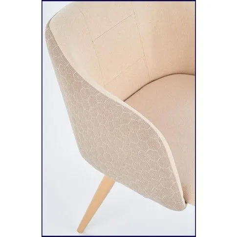 Zdjęcie beżowe krzesło do jadalni Mervex | Edinos.pl