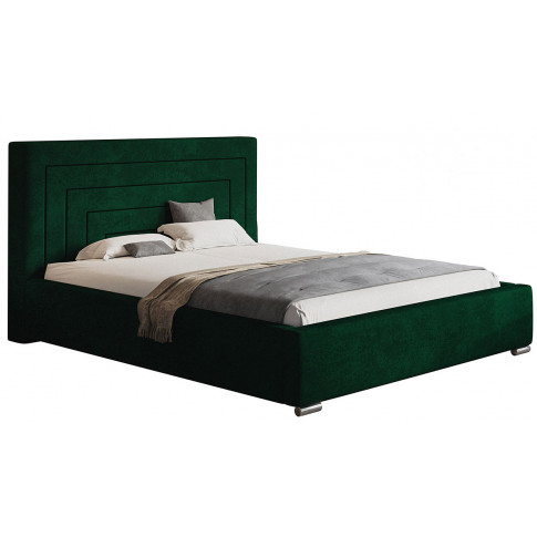 Tapicerowane łóżko z zagłówkiem 140x200 Vanger 3X