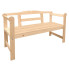 Drewniana ławka do przedpokoju - Armina