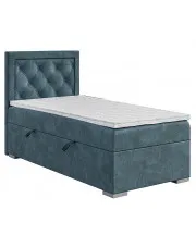 Pojedyncze łóżko boxspring 80x200 Flores - 32 kolory