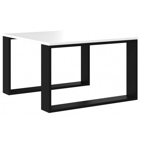 biało czarny stolik kawowy kwadratowy juwis 4x