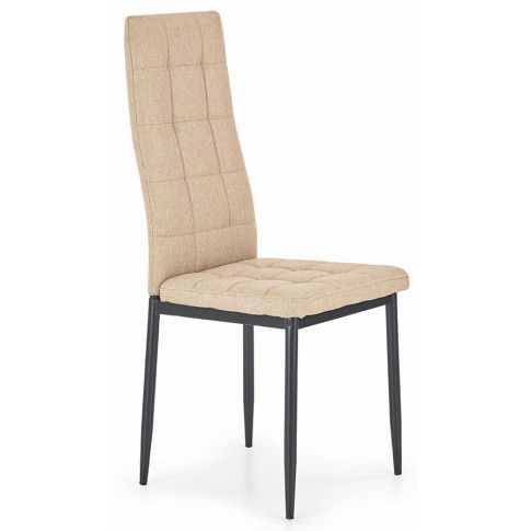 Zdjęcie produktu Krzesło pikowane Erfan - beżowe.