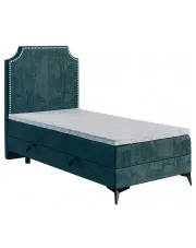 Pojedyncze łóżko boxspring 90x200 Selene - 32 kolory