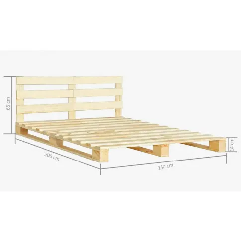 Łóżko Relli 140x200 wymiary