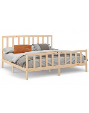 Małżeńskie łóżko z zagłówkiem - Karli 200 x 200 cm